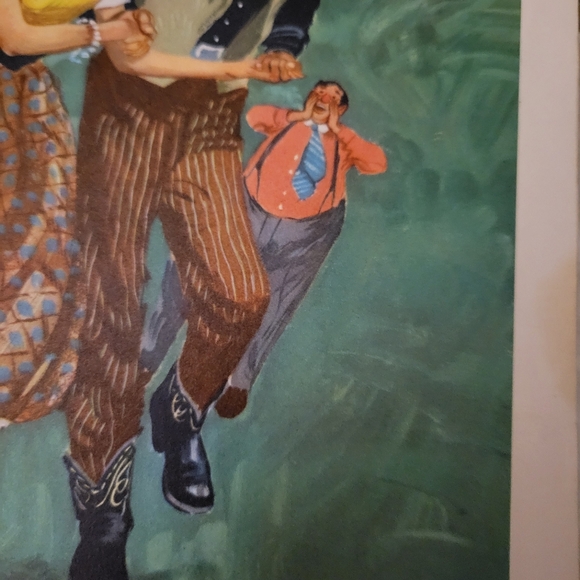 Argosy Square Dancing Couples Framed Art Prints Casey Jones Vintage - Picture 13 of 14